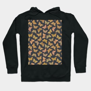 Butterfly Wings- Navy and Yellow Hoodie